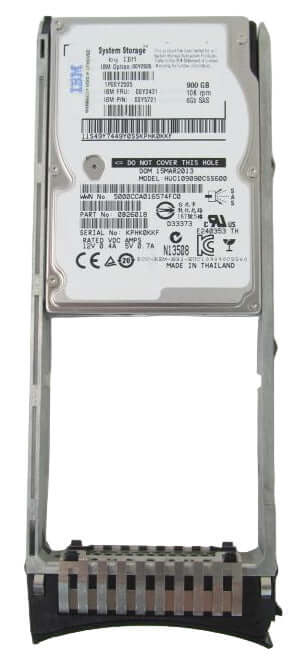 IBM 900GB 10K RPM 6Gb/s 2.5-inch SAS Server Hard Drive 00Y2431 00Y2505 00Y5721