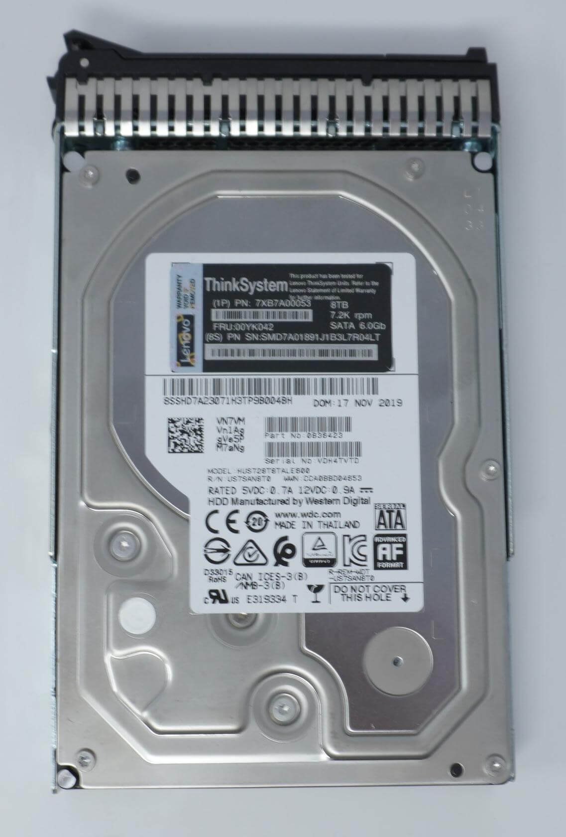 Lenovo 00YK042 8TB 7.2K SATA 6Gb 512e 3.5-inch 7XB7A00053
