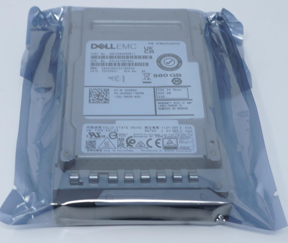 Dell KPM6XRUG960G 0C9R60 960GB 24G SAS 2.5" SSD