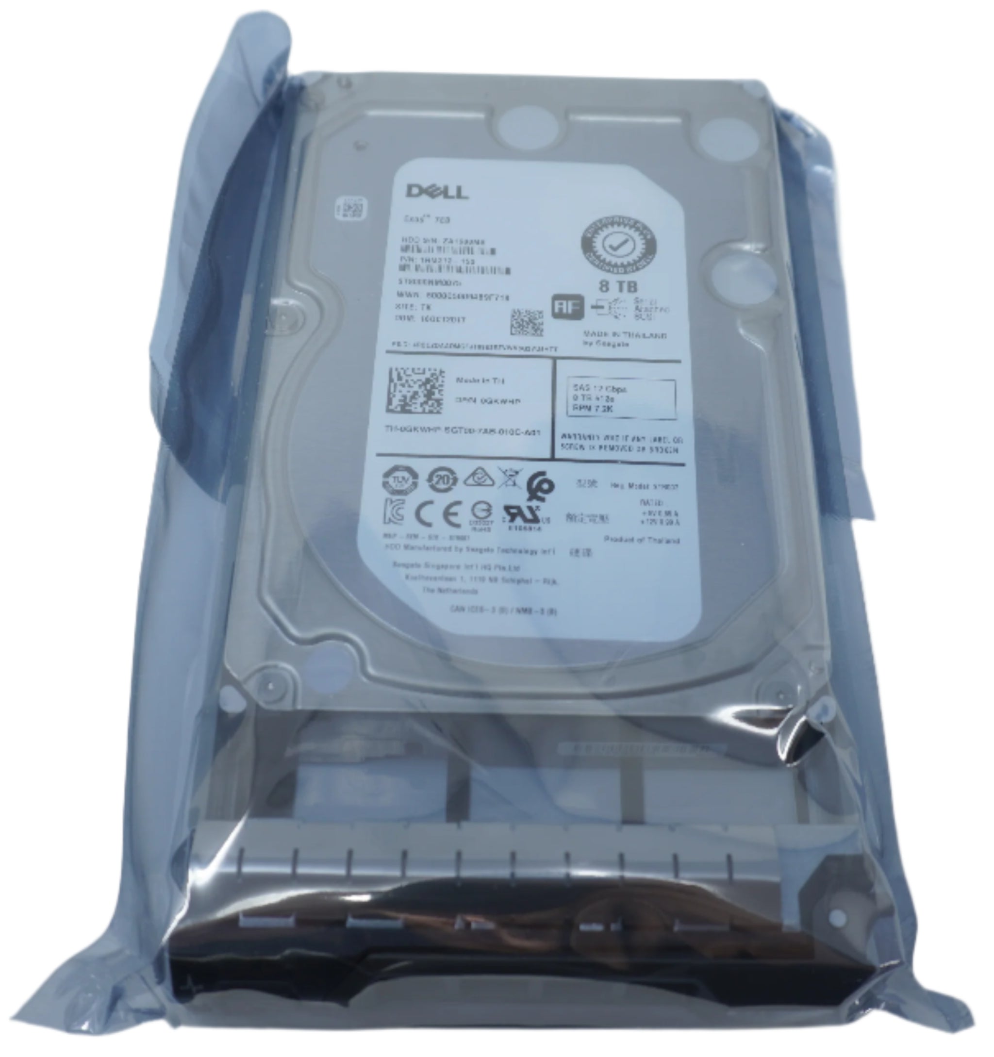 Dell 8TB 7.2K SAS hard drive ST8000NM0075