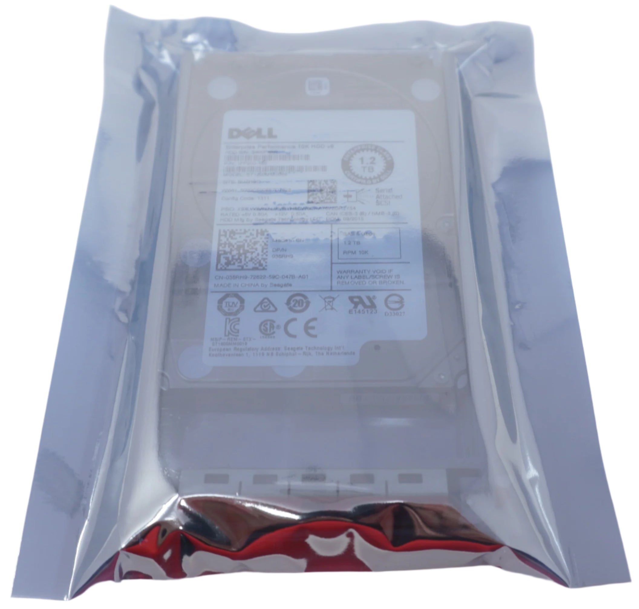36RH9 Dell 1.2TB 10K 6Gb/s 2.5 SAS Hard Drive ST1200MM0088