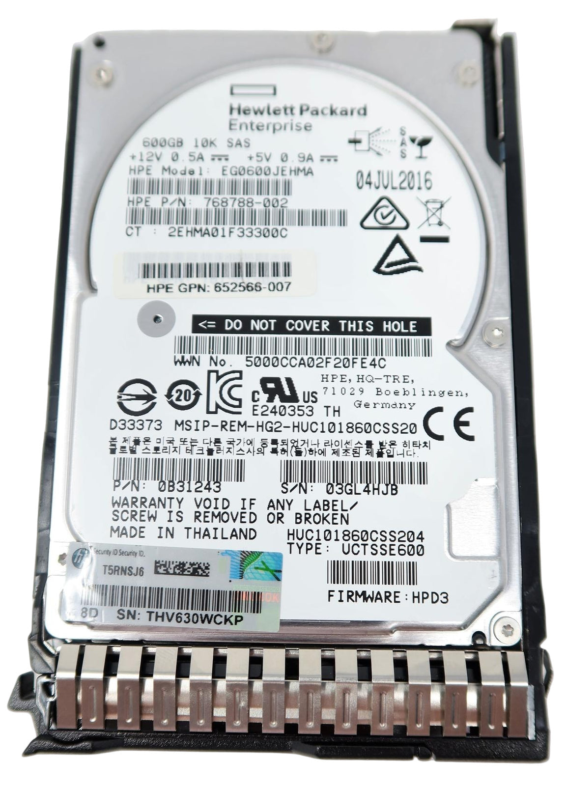 HP 781516-B21 / 781577-001 6