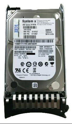 IBM System x 3TB 7200RPM 6Gbps 3.5" SATA Hard Drive 81Y9775 81Y9774 81Y3838