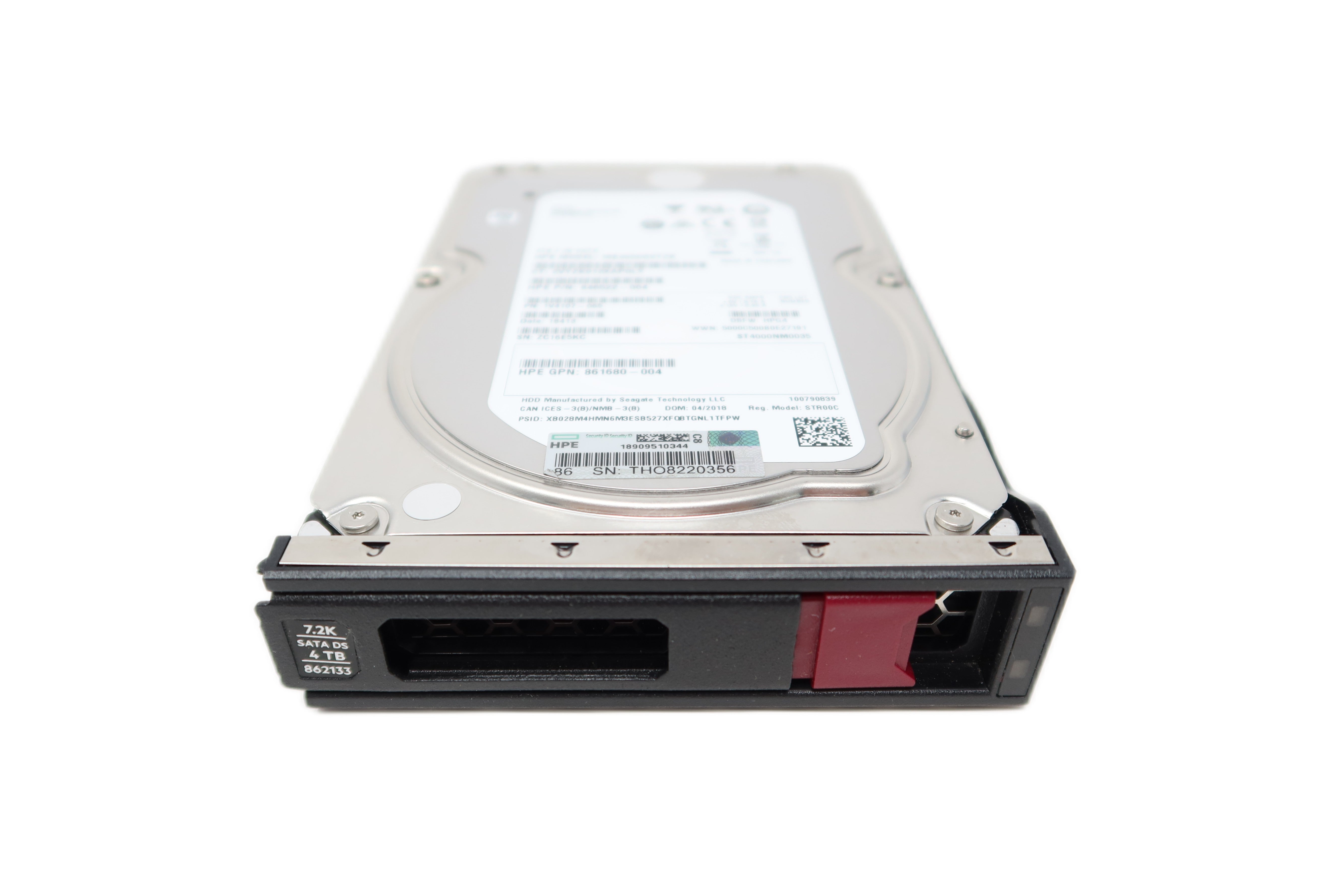 862133-001 861683-B21 HPE 4TB 7.2K 6G LFF 3.5" SATA Drive for G10