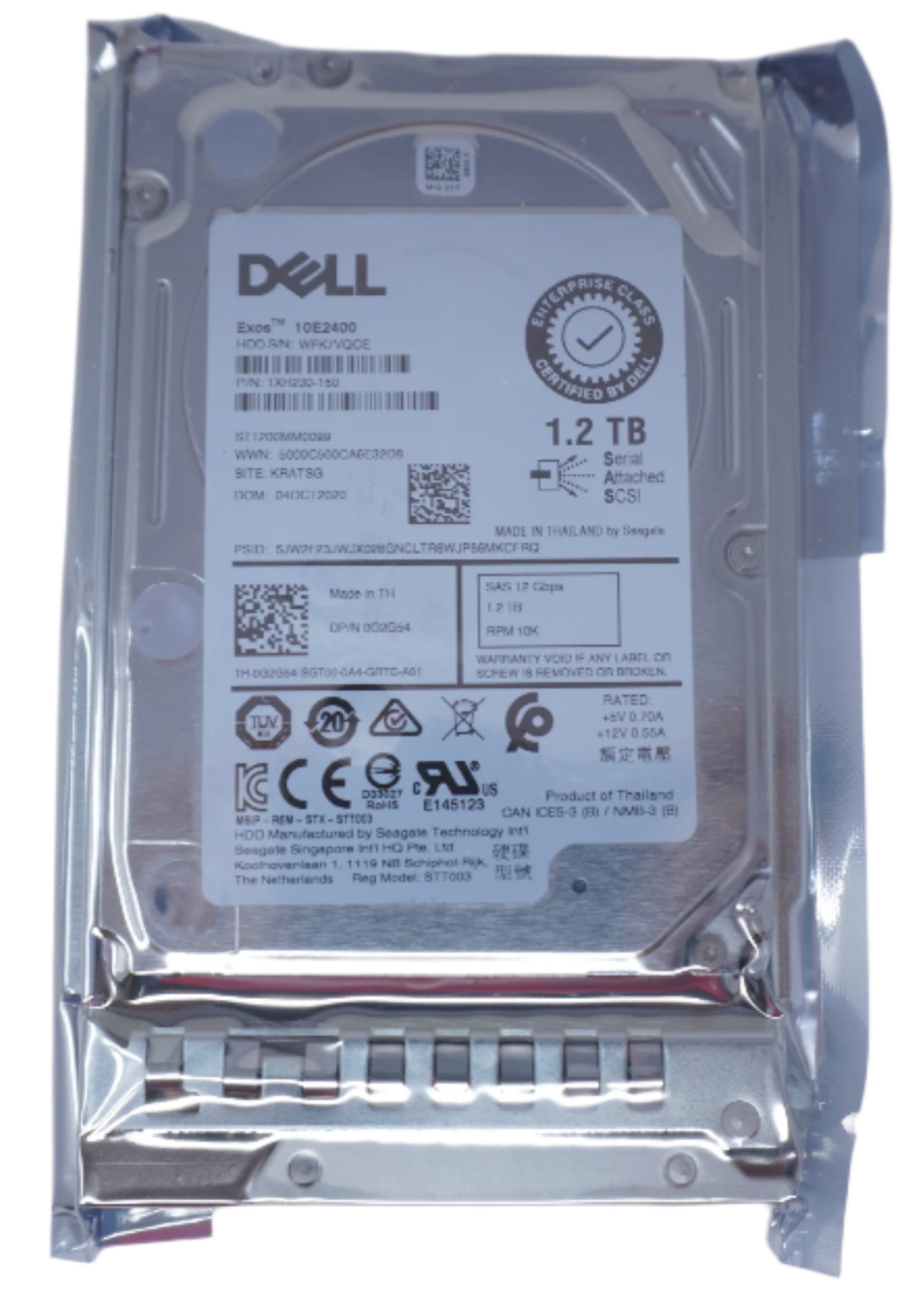 Dell ST1200MM0099 1.2TB SAS 10k 2.5" 12G G2G54