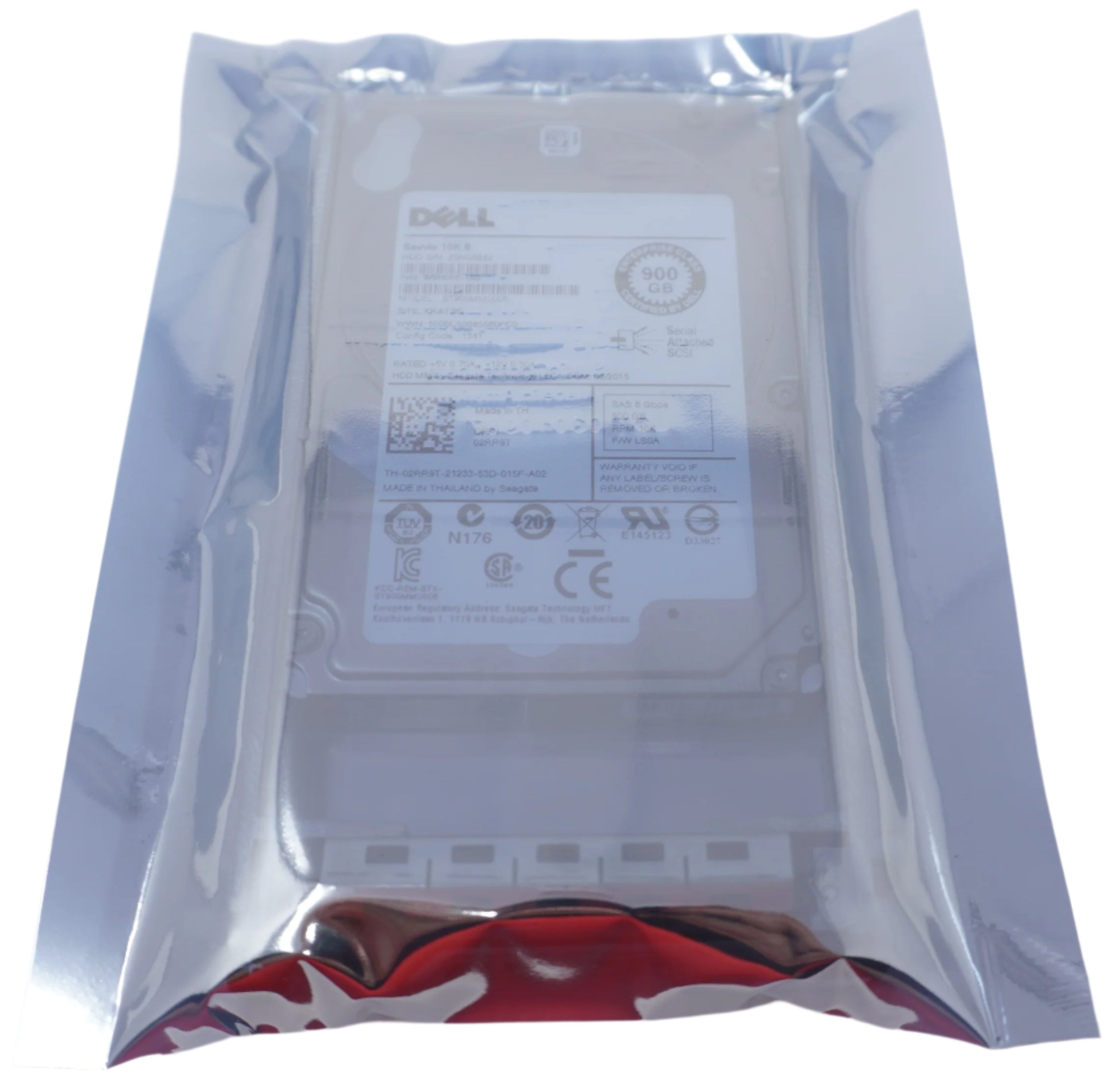 Dell ST900MM0006 2RR9T 900gb 10k 6G 2.5in SAS Hard Drive