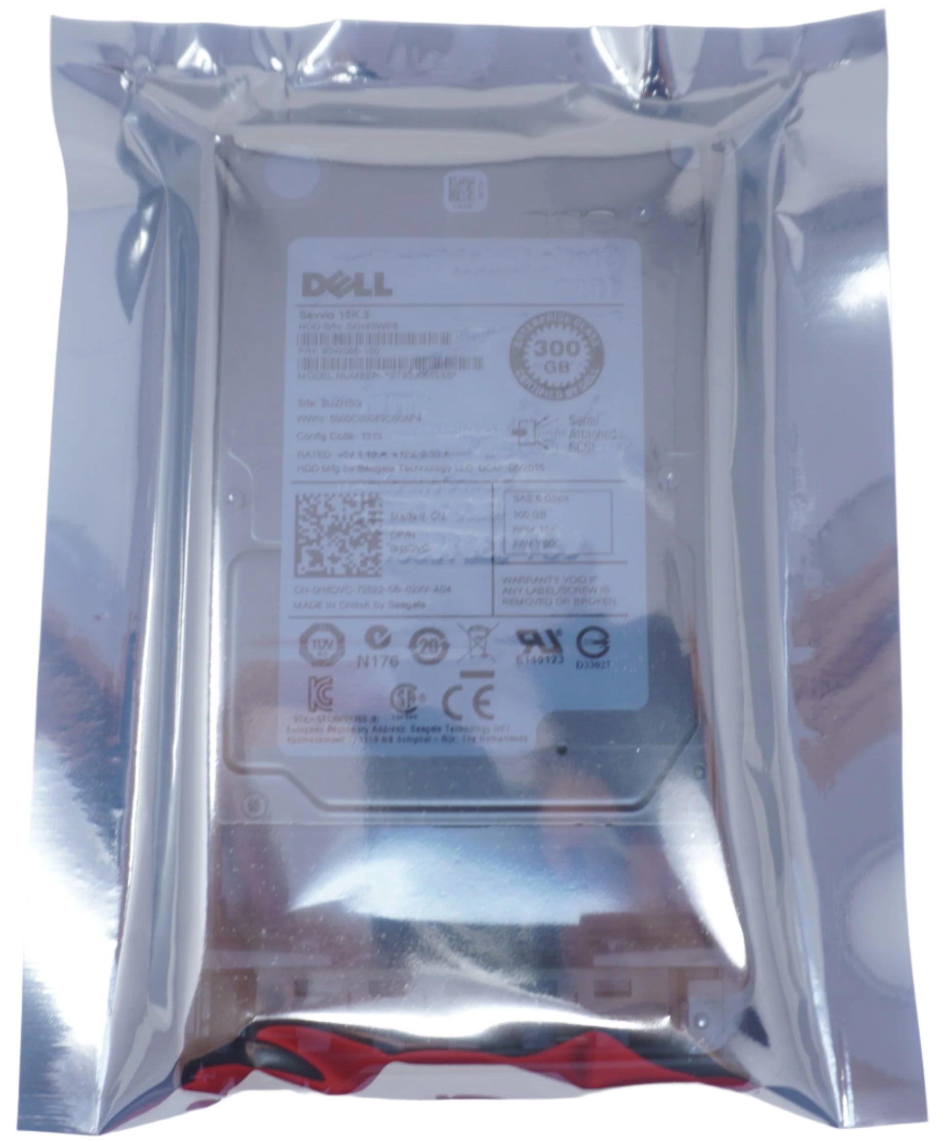 H8DVC Dell 300GB 15K RPM 6Gb/s 64MB SAS 2.5 Hard Drive ST9300653SS