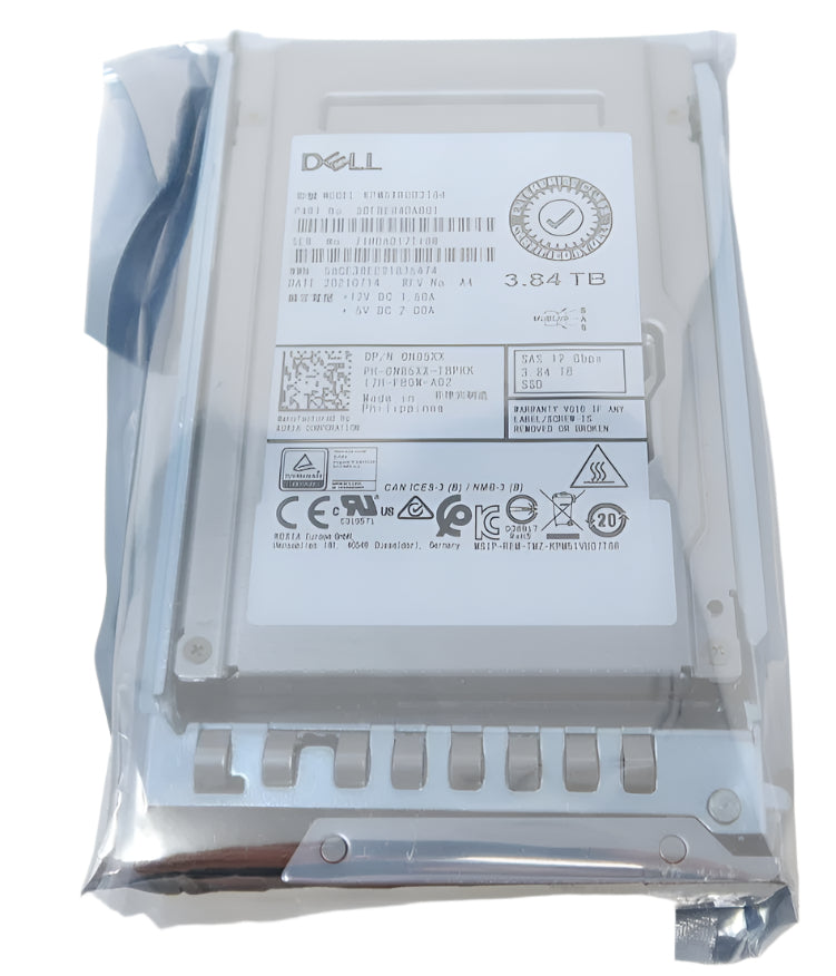 Dell N85XX 3.84TB SAS RI 12Gb/s 2.5in SSD 0N85XX KPM5XRUG3T84