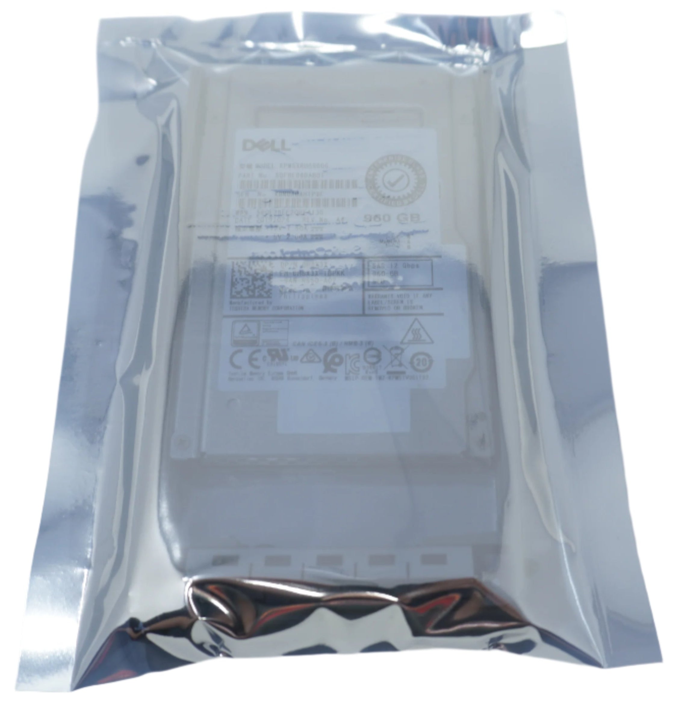 H8X3X Dell 960GB SAS 2.5" 12G RI SSD G13 Solid State Drive KPM5XRUG960G 0H8X3X