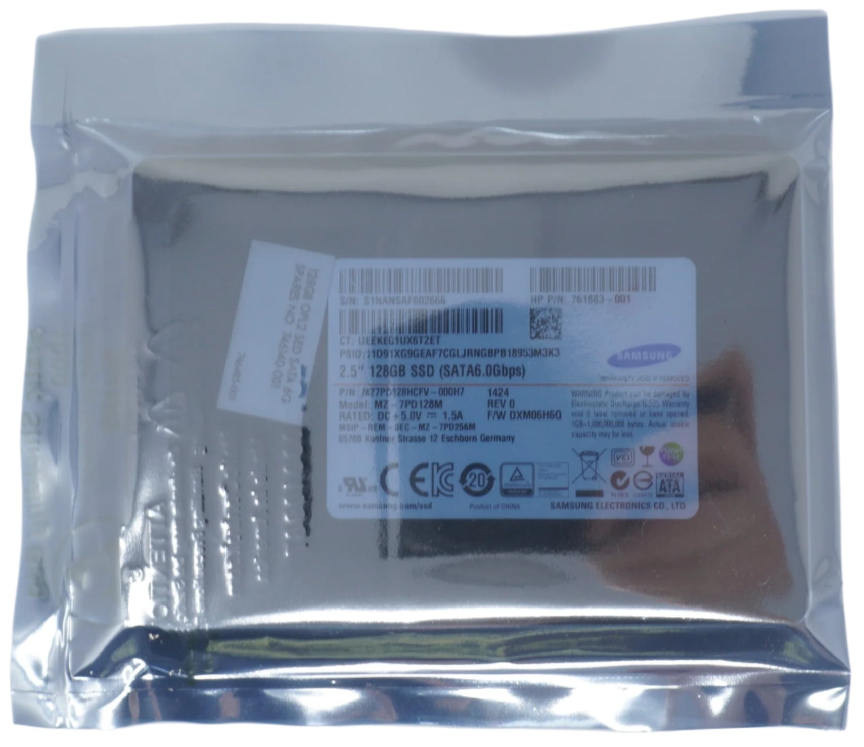 Samsung 128GB 2.5" SATA SSD MZ7PD128HCFV-000H7 MZ-7PD128M