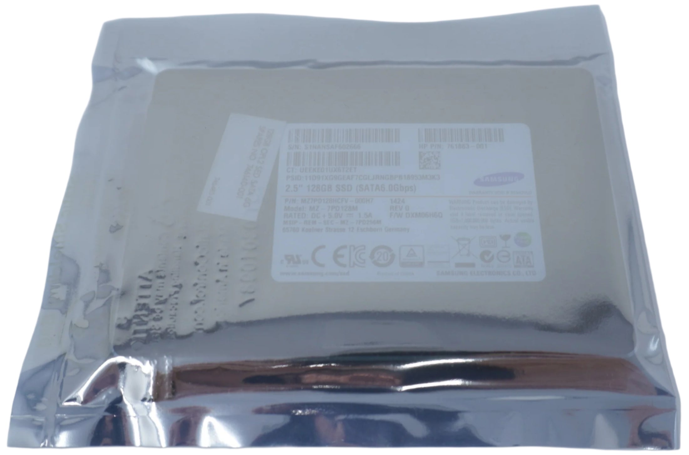 Samsung 128GB 2.5" SATA SSD MZ7PD128HCFV-000H7 MZ-7PD128M