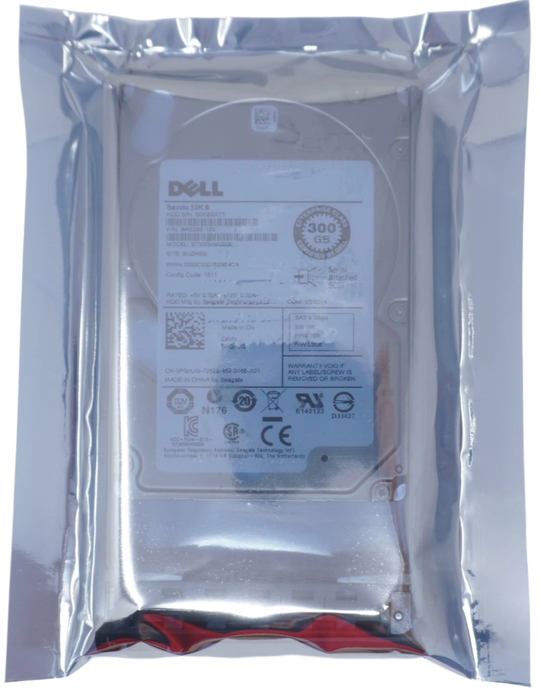 ST300MM0006 Dell PGHJG 300GB 2.5" SAS 10K