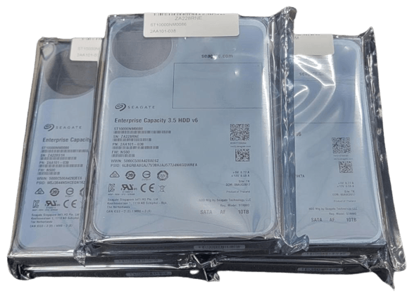 Seagate/OEM ST10000NM0086 (Lot of 3) 10TB 512e SATA 6Gb/s 7.2 3.5" Drives