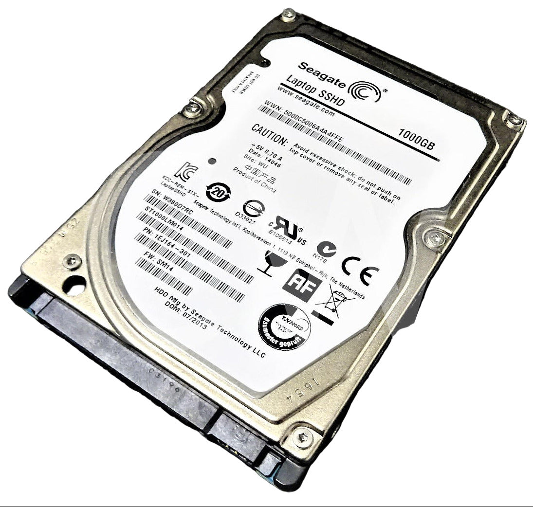 Seagate ST1000LM014 1TB 5400RPM 2.5" SATA 6Gb/s Solid State Hybrid Drive (SSHD)