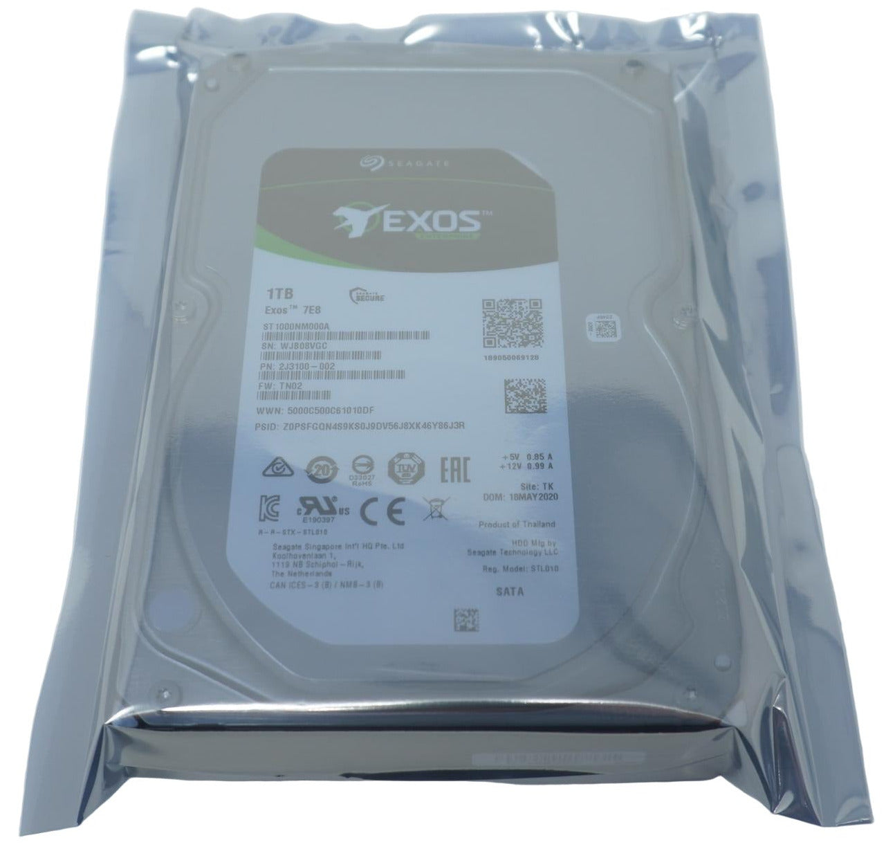 Seagate Exos 7E8 ST1000NM000A 1TB 7200RPM 3.5" SATA 6Gb/s