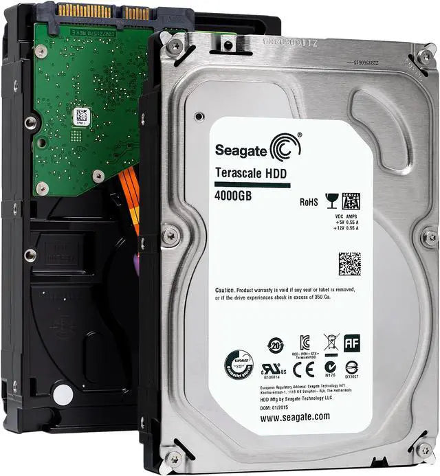 Seagate Terascale 4TB 5900 RPM 3.5-inch SATA Hard Drive ST4000NC000