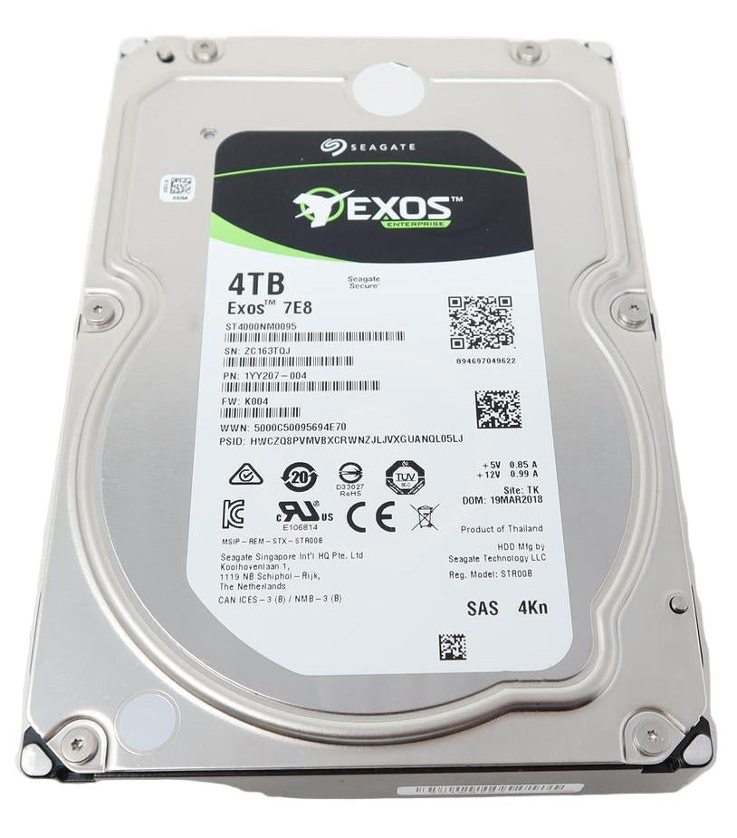 Seagate Exos ST4000NM0095 4TB 7200RPM 3.5" SAS