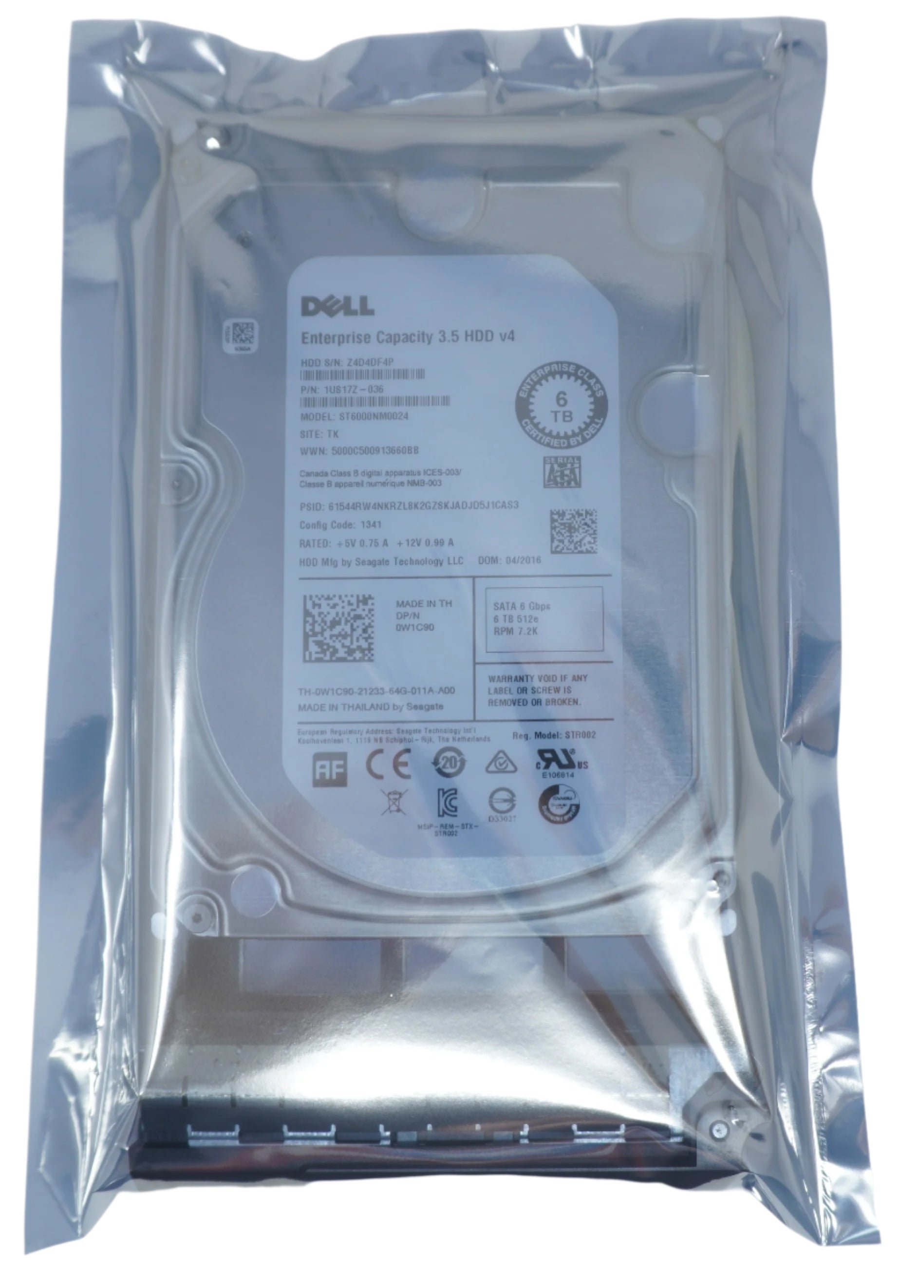 ST6000NM0024 Dell Seagate 6TB 7.2K SATA
