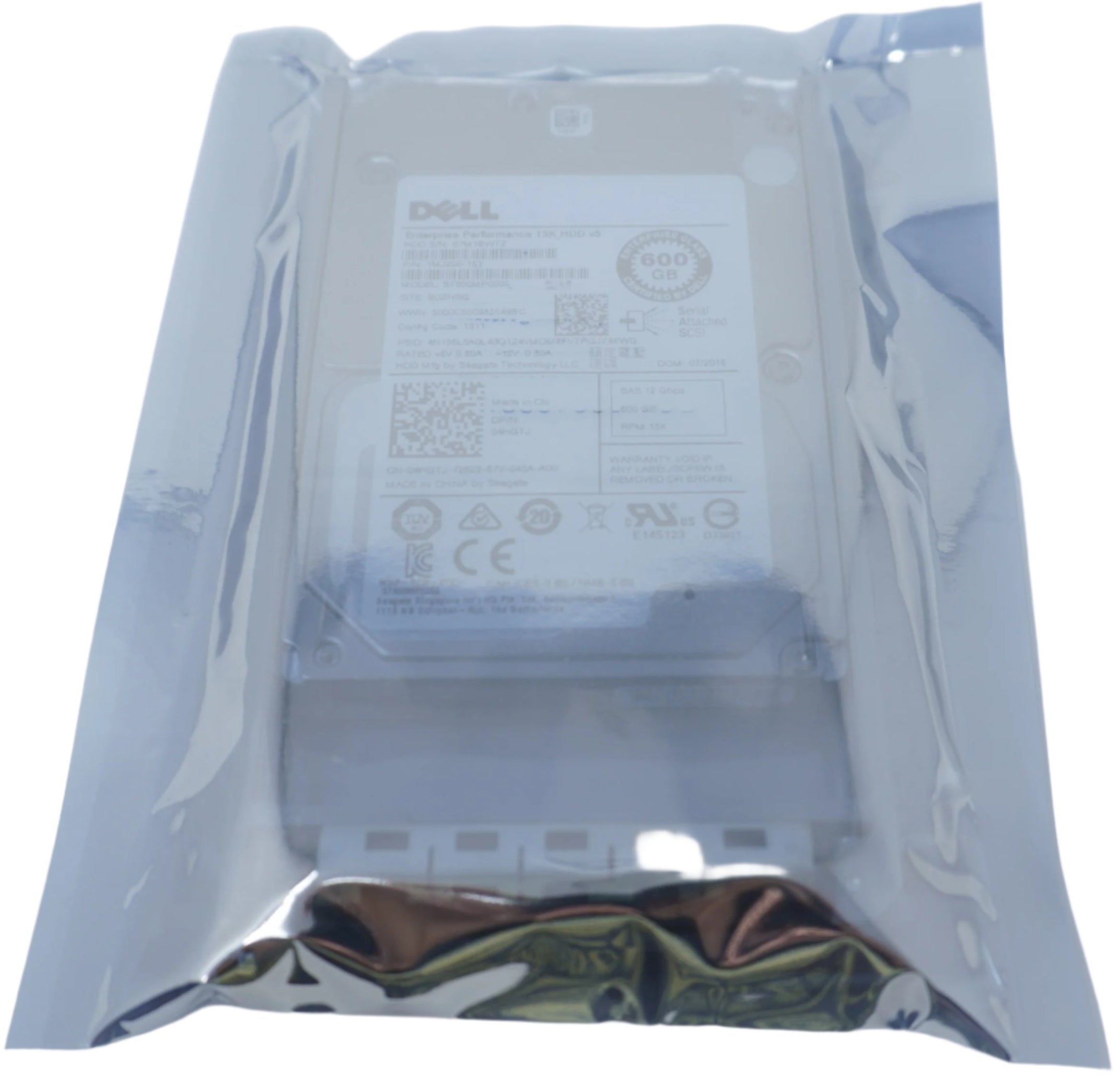 4HGTJ ST600MP0005 Dell 600GB 15000RPM 12Gbps 2.5"SAS SERVER HDD Hard Drive GEN13