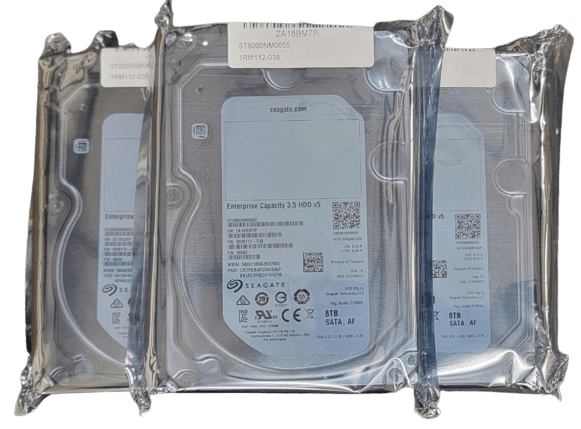 ST8000NM0055 (Lot of 3) Seagate 8TB SATA 7.2K 6G 3.5" Hard Drives