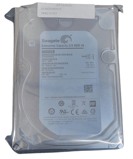 ST8000NM0075 Seagate Exos 8TB 7.2K 12G 3.5" 256MB SAS Hard Drive