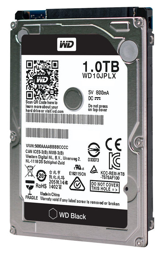 WD10JPLX Western Digital BLACK 1TB 7.2K RPM 2.5‑inch SATA