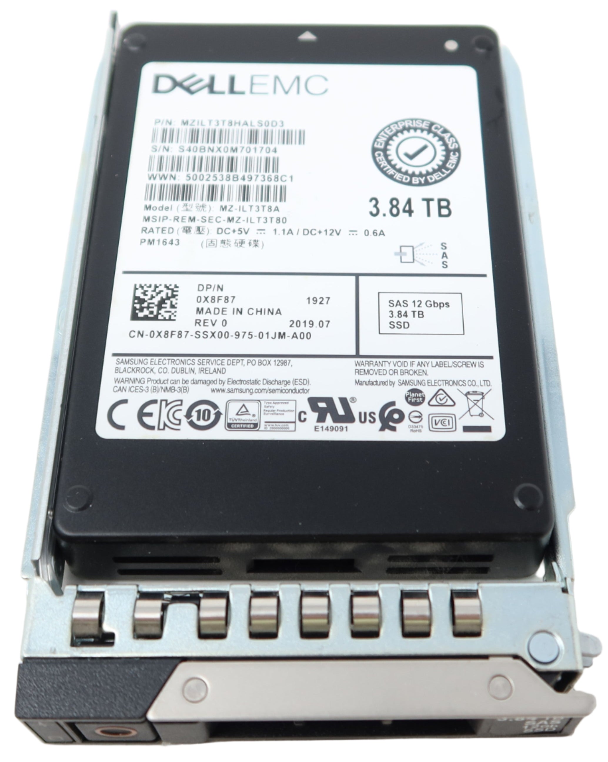 MZ-ILT3T8A dell sas ssd 3.84tb