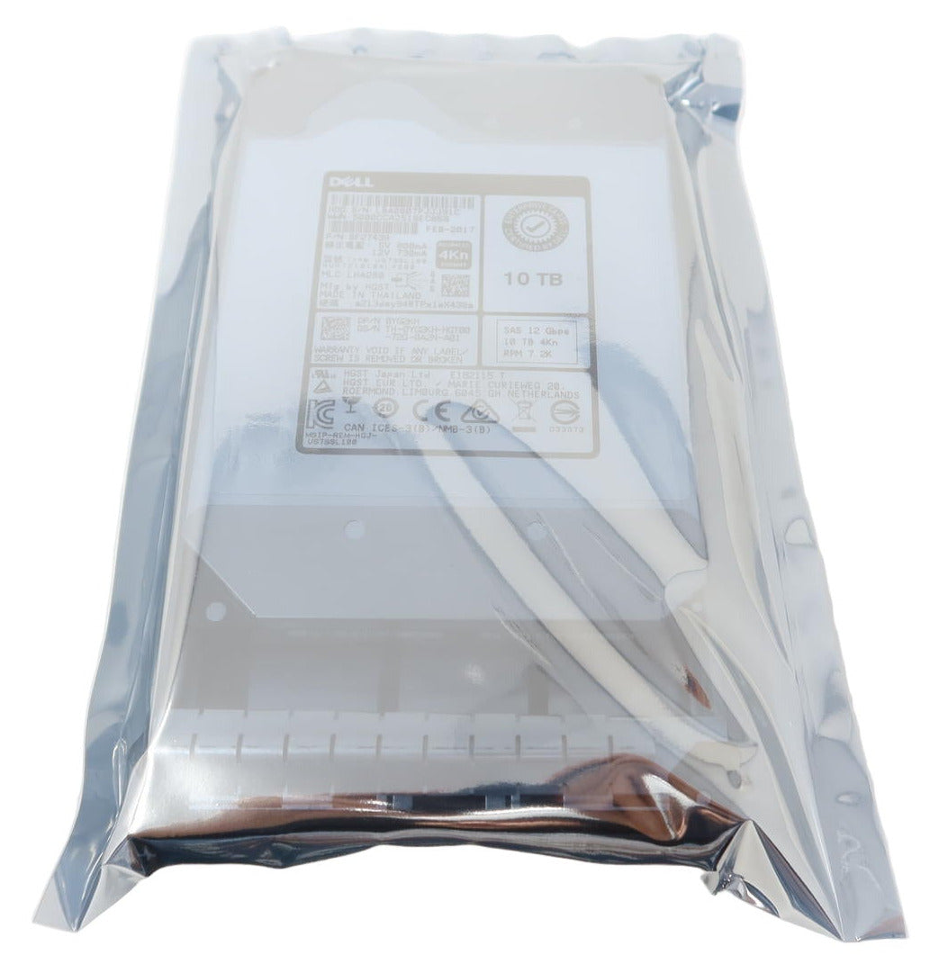 YG2KH Dell 10TB 7.2K 12G 3.5" 4Kn SAS HUH721010AL4200