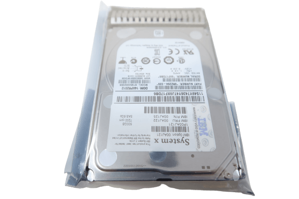 00AJ122 00AJ121 IBM 500GB 7.2K 6G 2.5" SAS Hard Drive