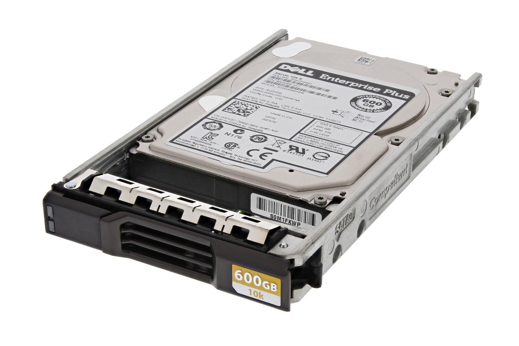 Dell EqualLogic 0FK3C 600GB 10k rpm SAS 6Gbps 2.5inch Hard Drive