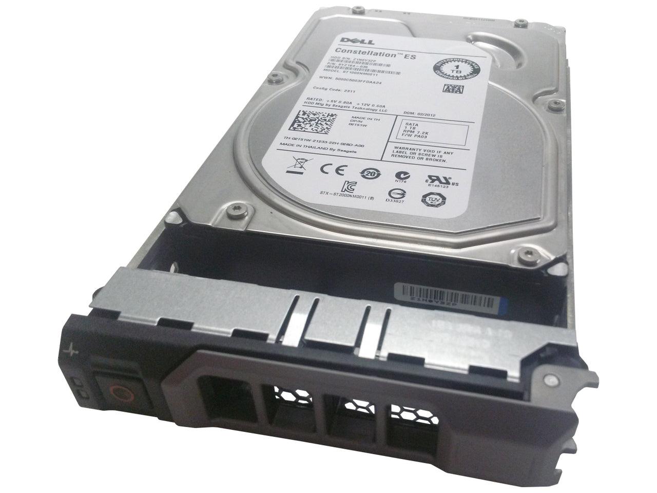 2T51W ST1000NM0011 DELL 1TB 7.2K 6Gb/s 3.5" SATA Hard Drive