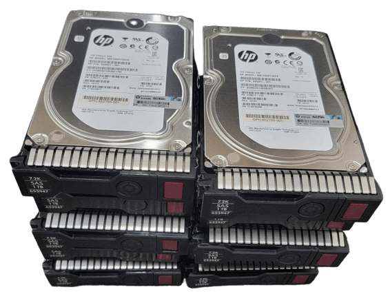 HP 652753-B21 653947-001 1TB 6G 7.2K 3.5" SAS Drives (Lot of 10)