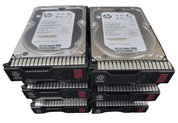 HP 693687-B21 693720-001 4TB 6G 7.2K 3.5" SATA Drives (Lot of 10)