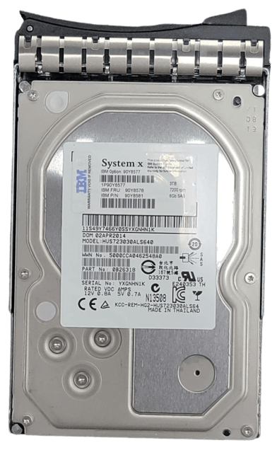 90Y8578 90Y8577 90Y8581 IBM 3TB 7.2K 6G NL G2HS 3.5" SAS Drive