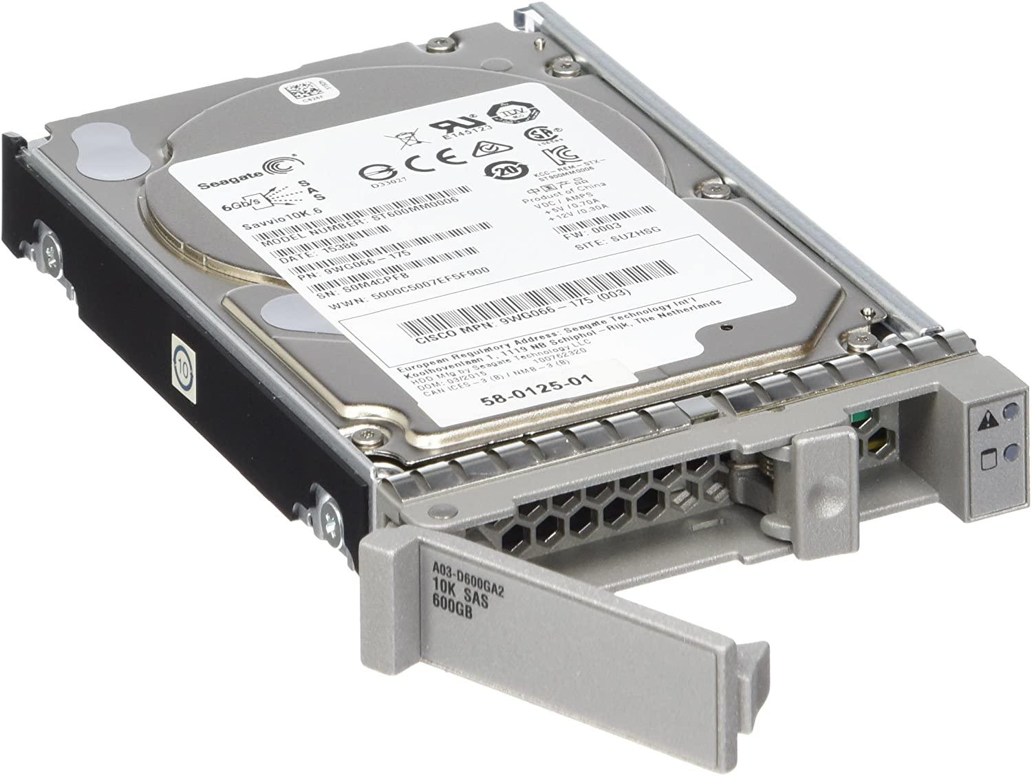 Cisco A03-D600GA2 600Gb 10k rpm SAS 2.5" 6Gbps Hard Drive