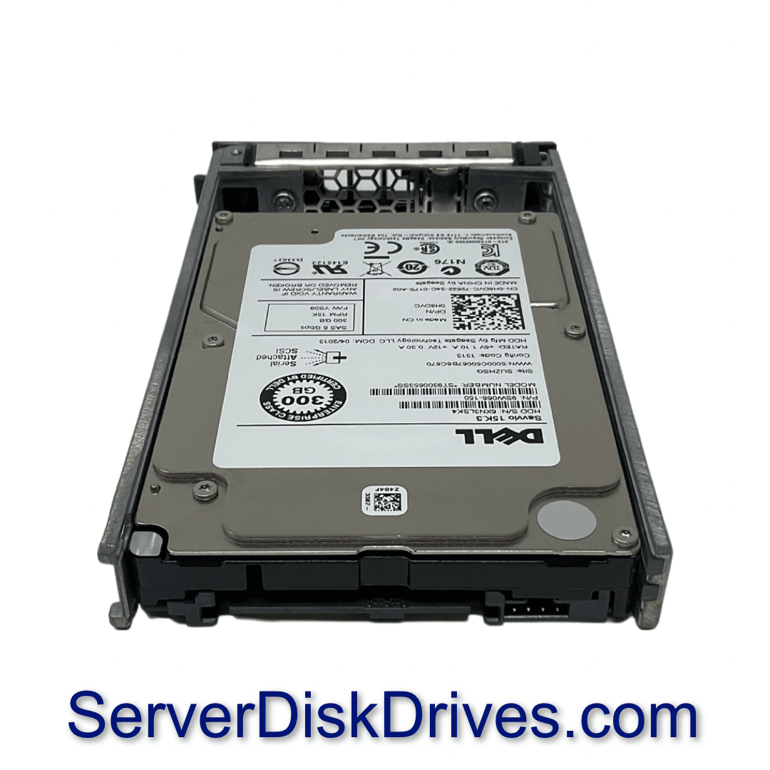 H8DVC Dell 300GB 15K RPM 6Gb/s 64MB SAS 2.5 Hard Drive ST9300653SS