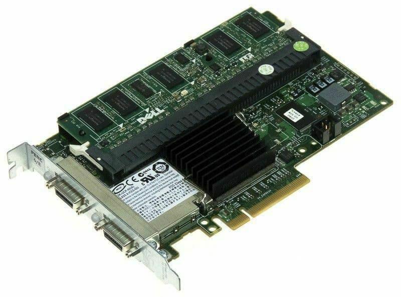 FY374 Dell PERC 6/E 512MB SAS RAID Controller