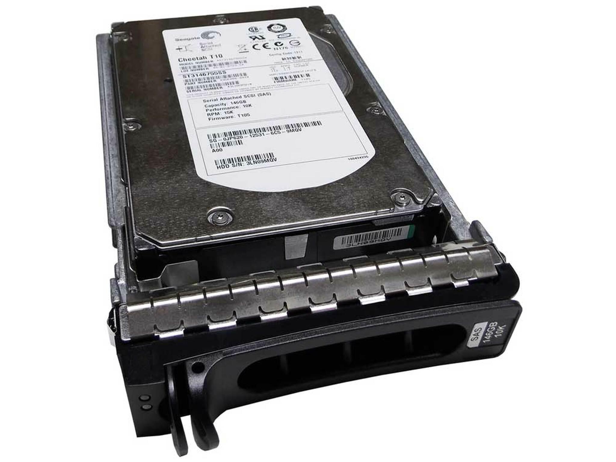 Dell JP620 0JP620 146GB 10K 3G 16MB 3.5in SAS Hard Drive ST3146755SS