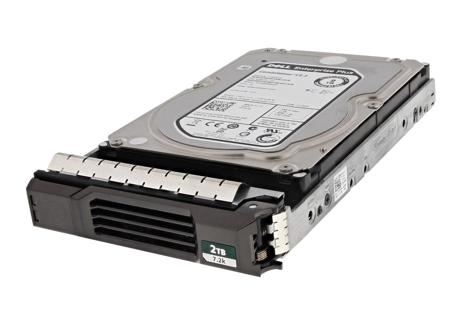 Dell RN7R5 Compellent 2TB 7.2k rpm 3.5" SAS 12Gbps Hard Drive