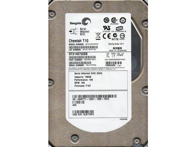 Seagate Cheetah ST3146755SS 146Gb 15K SAS 3.5inch Hard Disk Drive