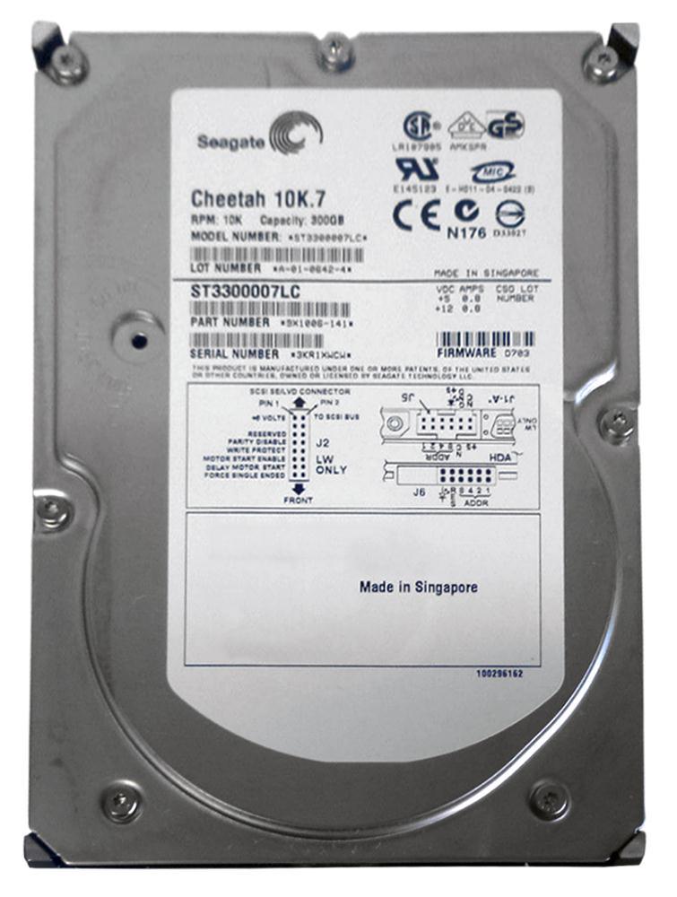 Seagate Cheetah 10K.7 ST3300007LC 300GB 10K U320 SCSI 3.5