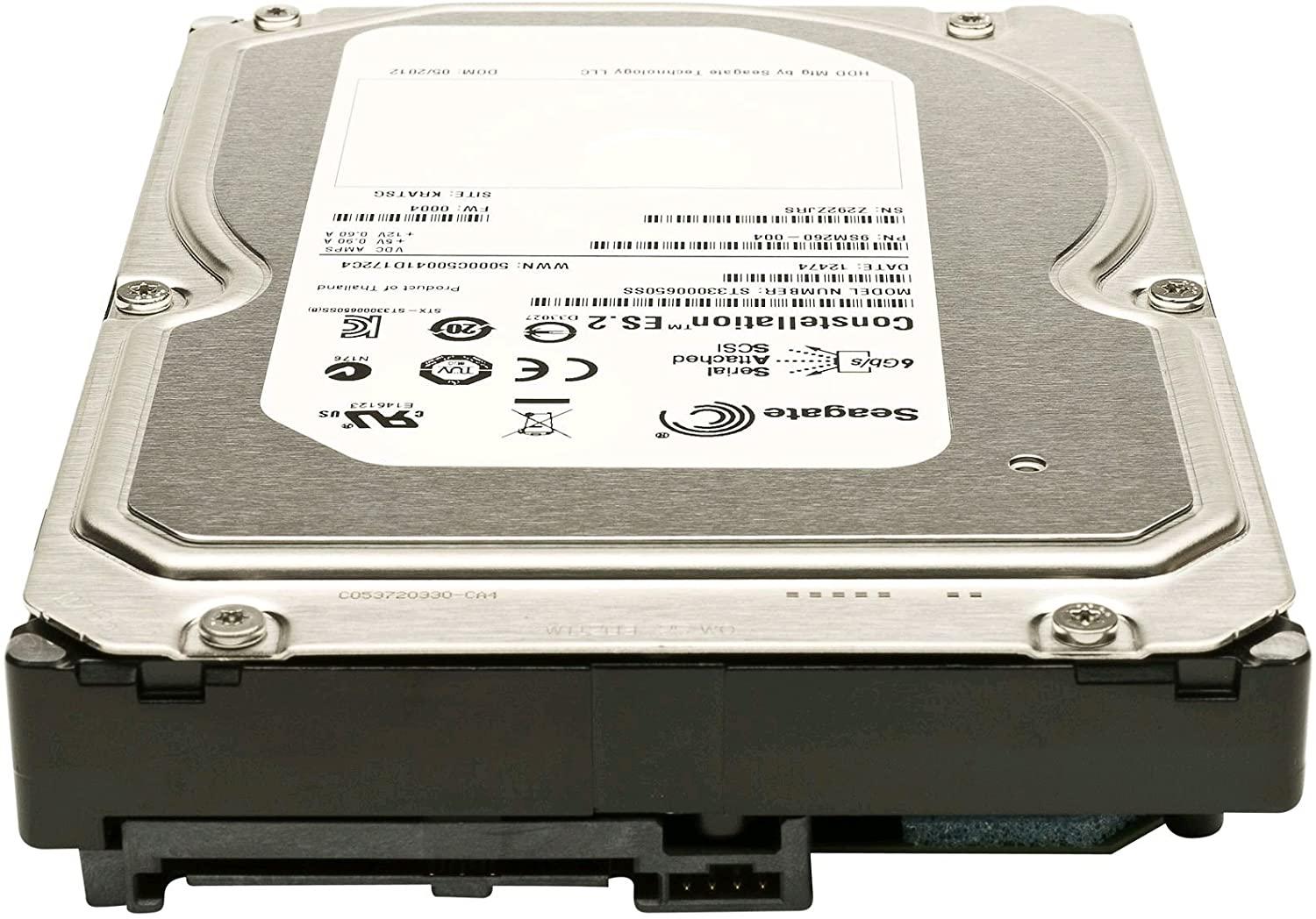 Seagate ST33000650SS 3TB 7.2K rpm 3.5" SAS Hard Drive