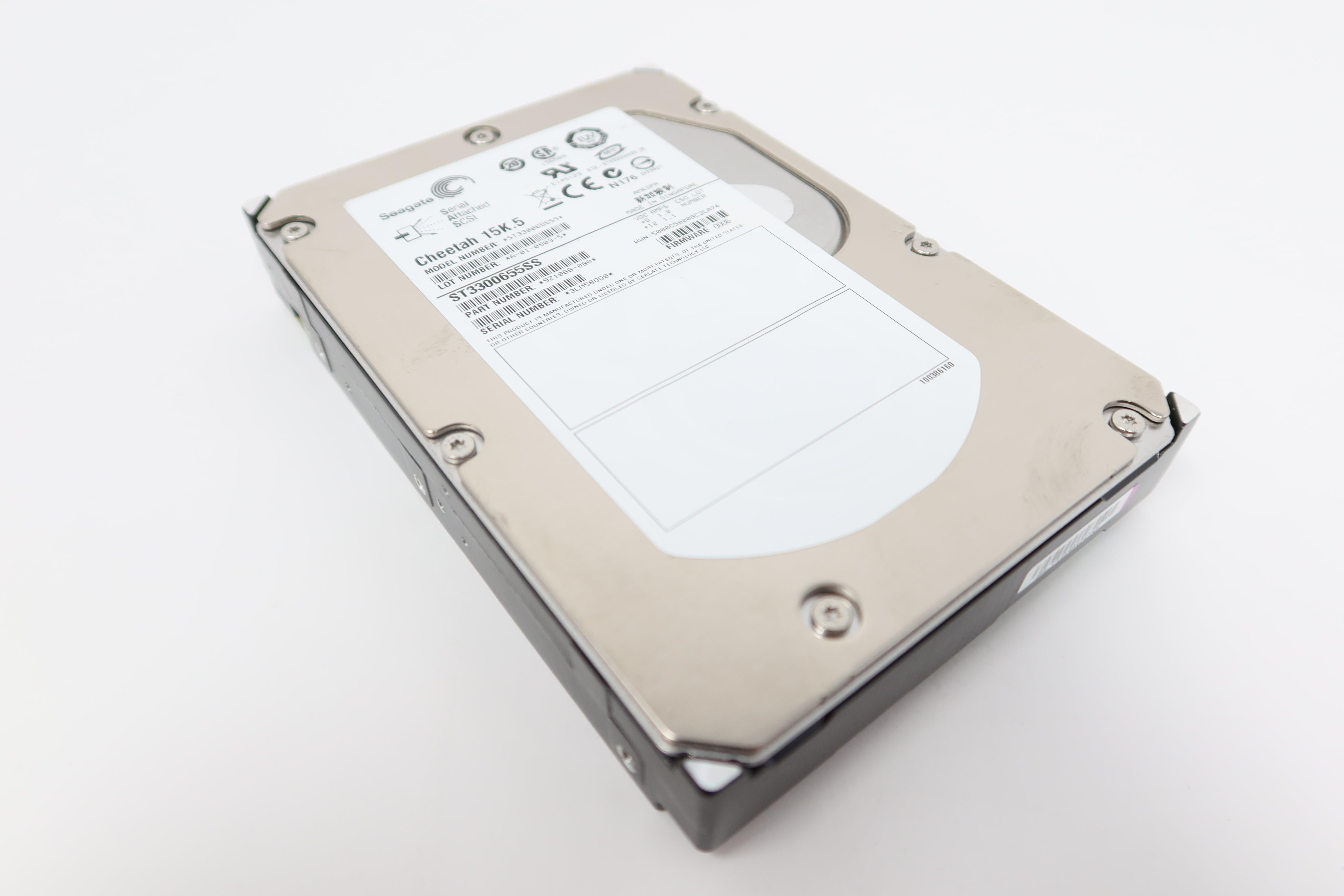Seagate ST3300655SS 300GB 15K SAS 3.5IN (Lot of 5) Drives