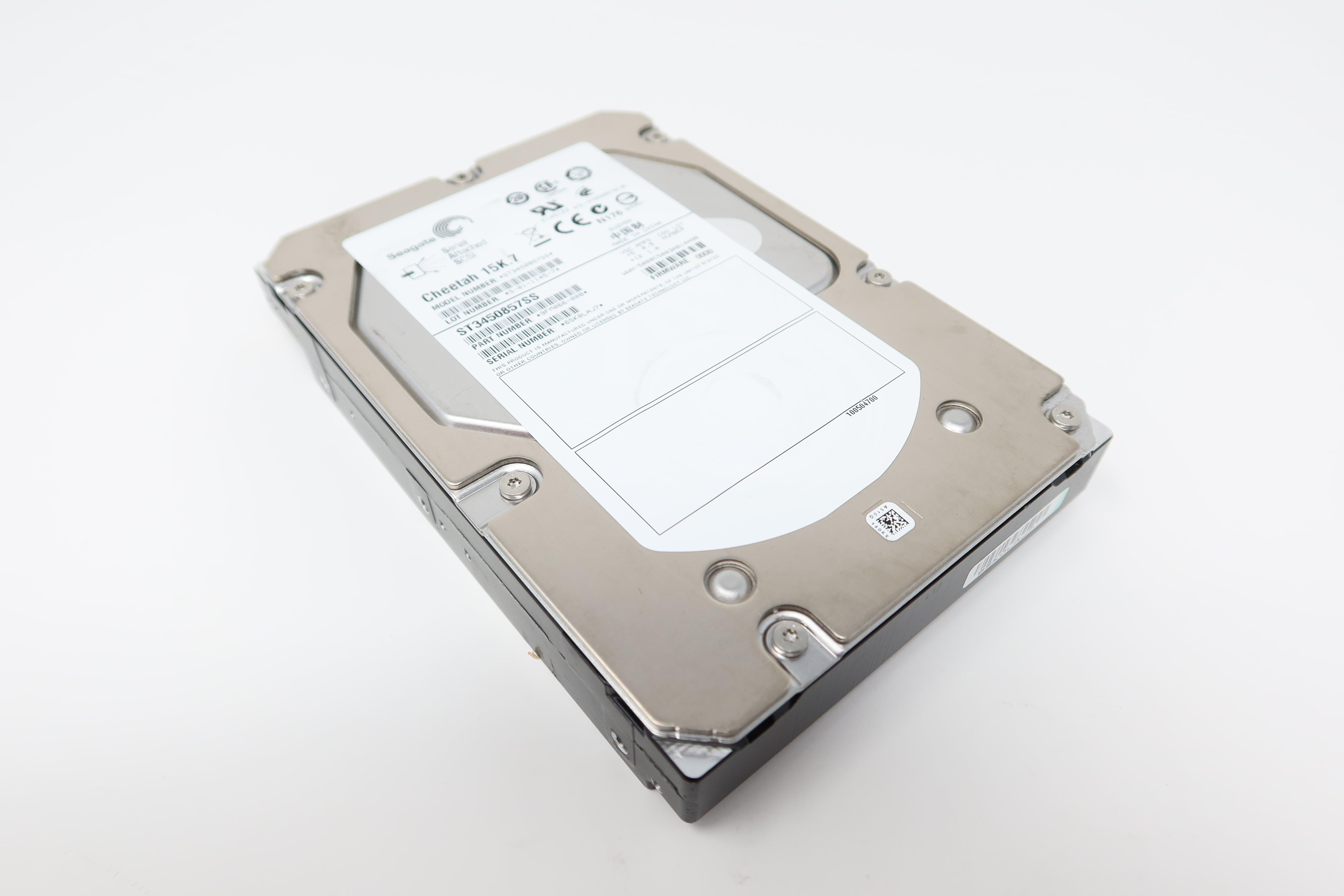Seagate Cheetah ST3450857SS 450GB 15K SAS 3.5IN (Lot of 5) Drives