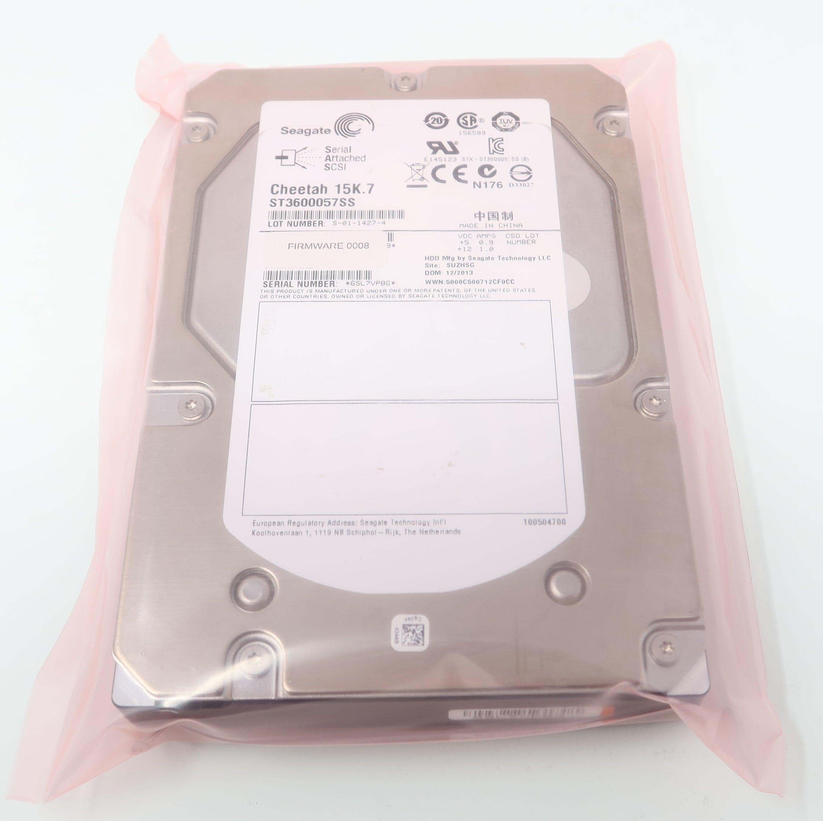Seagate ST3600057SS 600GB 15K 6G 3.5" SAS Hard Drive
