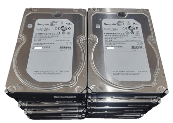 LOT OF 10 ST4000NM0023 Seagate 4TB 7.2K RPM 6G 3.5" SAS Hard Drive
