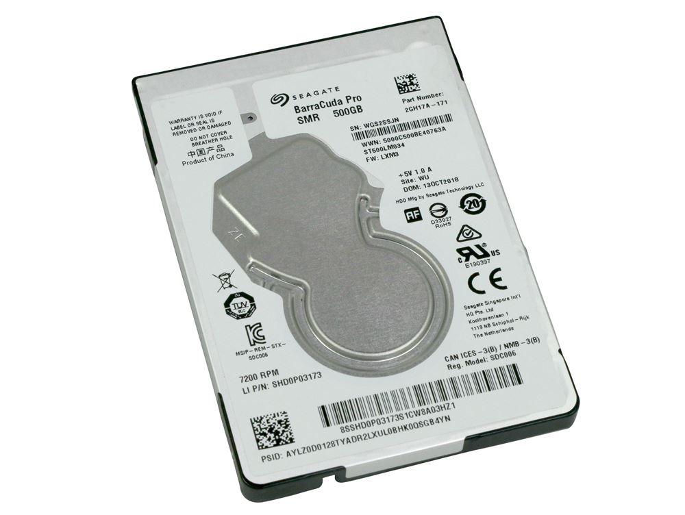Seagate BarraCuda ST500LM034 500GB 7200RPM 128MB Cache SATA 2.5" 7mm Hard Drive