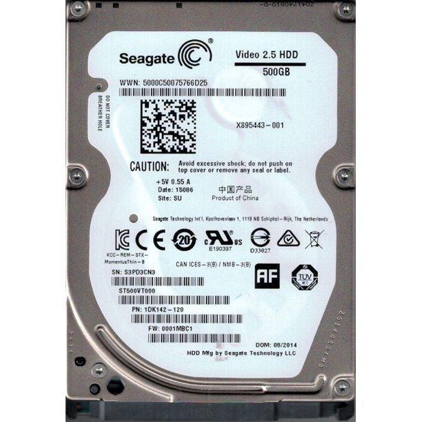 Seagate 500GB 5.4K 3Gb/s 16MB 2.5" SATA Hard Drive