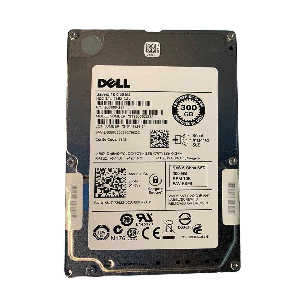 Seagate Savvio ST9300503SS 300GB 10K SAS 6Gbps 2.5" Hard Drive