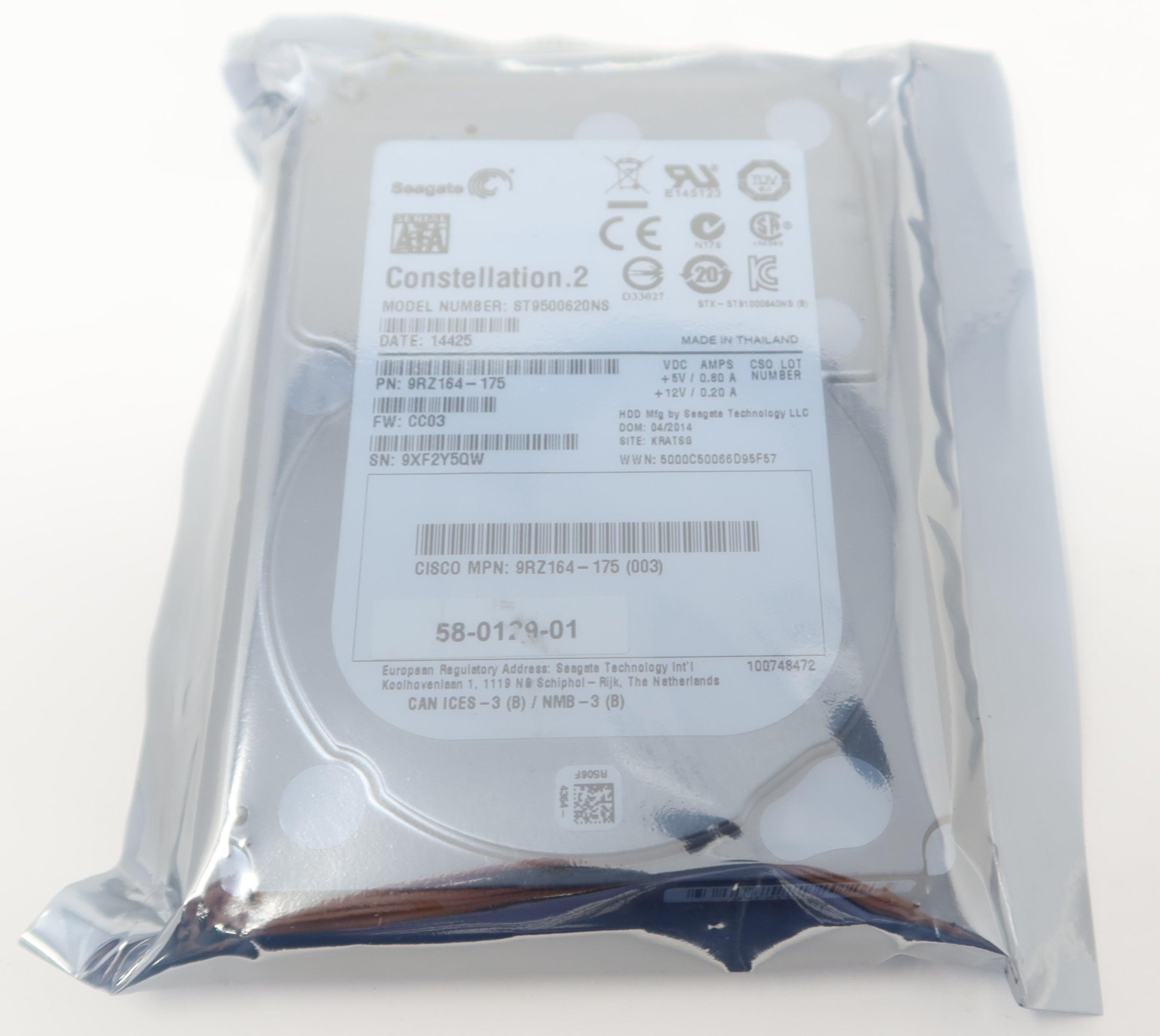 Seagate ST9500620NS 500GB 2.5 SATA 6Gb/s 7.2K 64MB Server Hard Drive